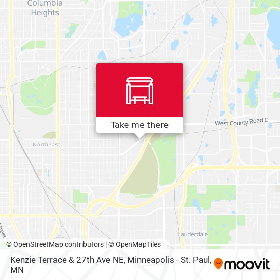 Kenzie Terrace & 27th Ave NE map