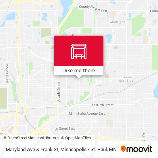 Mapa de Maryland Ave & Frank St