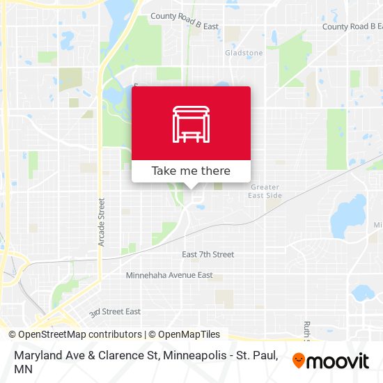 Maryland Ave & Clarence St map