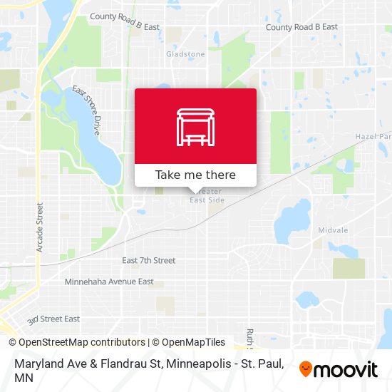 Mapa de Maryland Ave & Flandrau St