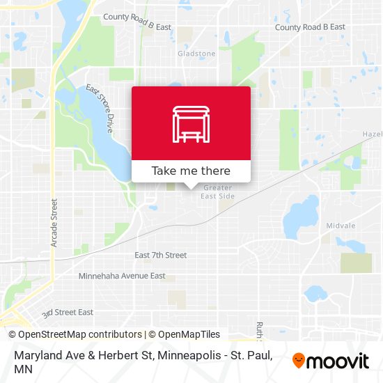 Maryland Ave & Herbert St map