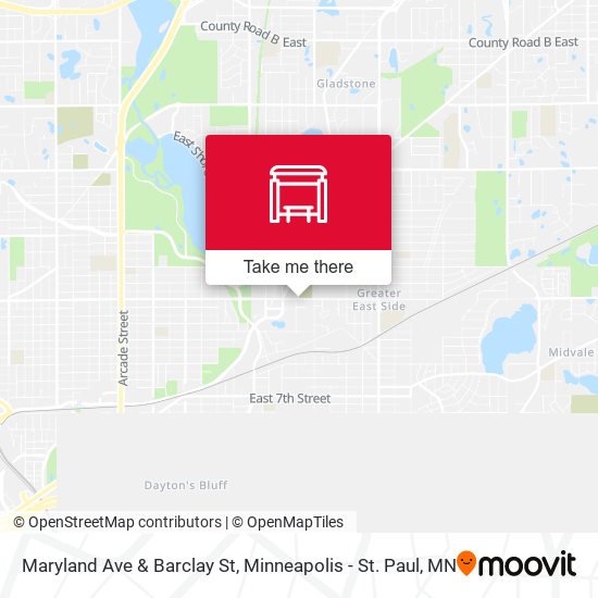 Mapa de Maryland Ave & Barclay St