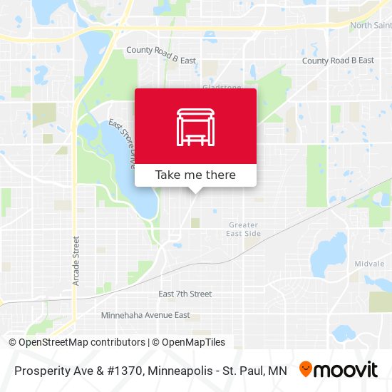 Prosperity Ave & #1370 map