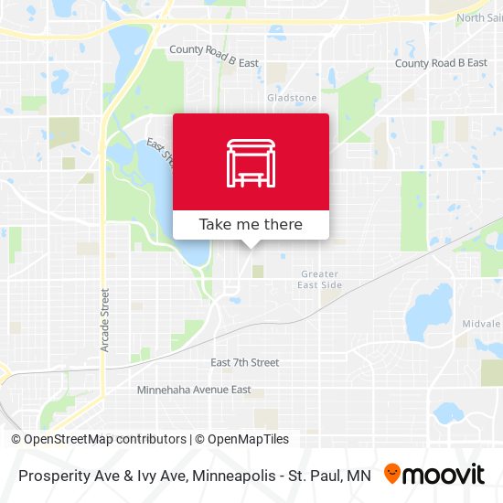 Mapa de Prosperity Ave & Ivy Ave