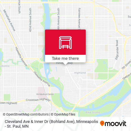 Cleveland Ave & Inner Dr (Bohland Ave) map