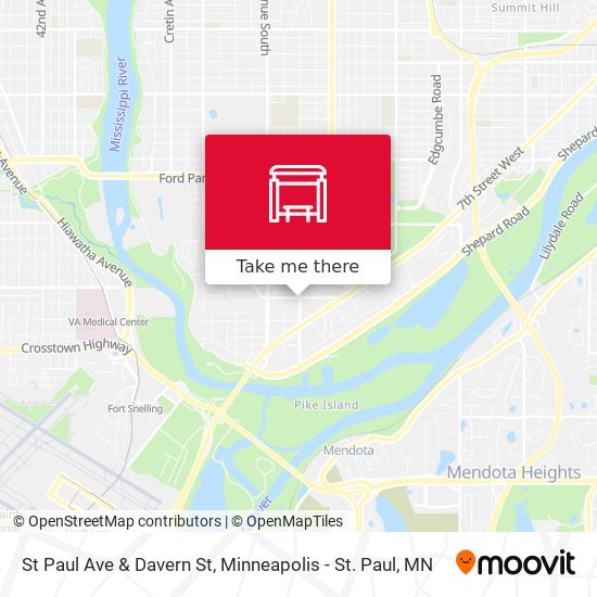 Mapa de St Paul Ave & Davern St