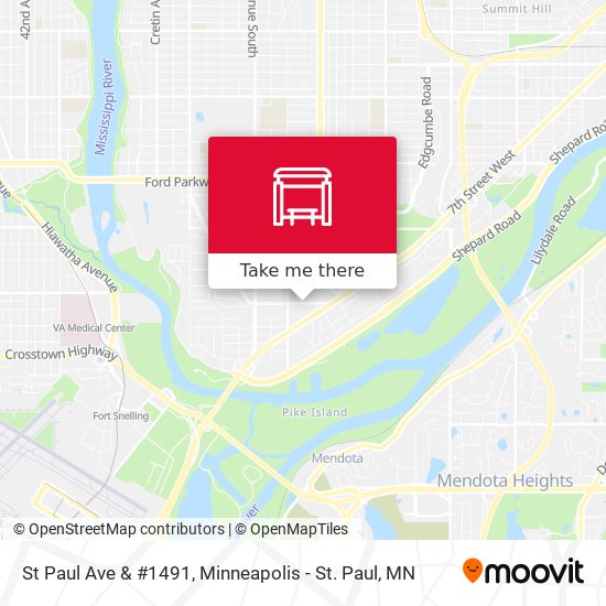 St Paul Ave & #1491 map