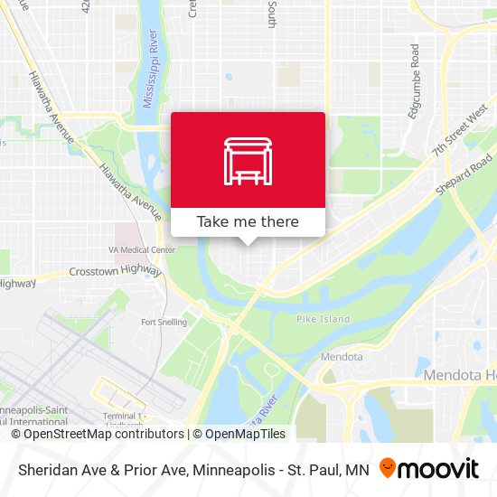 Mapa de Sheridan Ave & Prior Ave