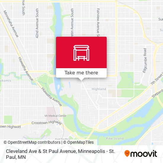 Cleveland Ave & St Paul Avenue map