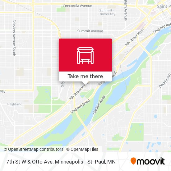 Mapa de 7th St W & Otto Ave