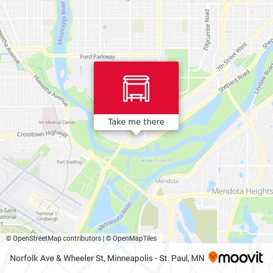 Norfolk Ave & Wheeler St map
