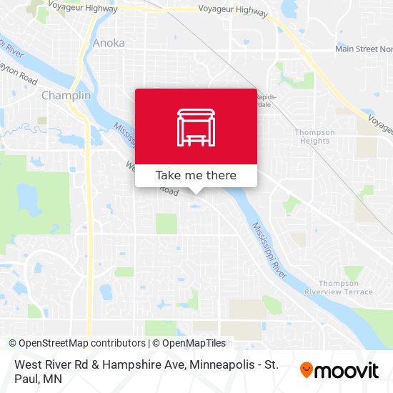 Mapa de West River Rd & Hampshire Ave