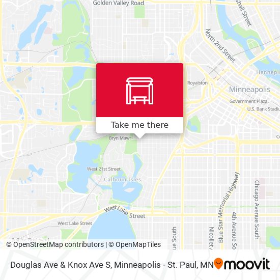 Mapa de Douglas Ave & Knox Ave S