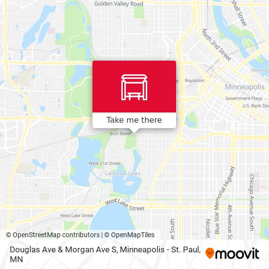 Mapa de Douglas Ave & Morgan Ave S
