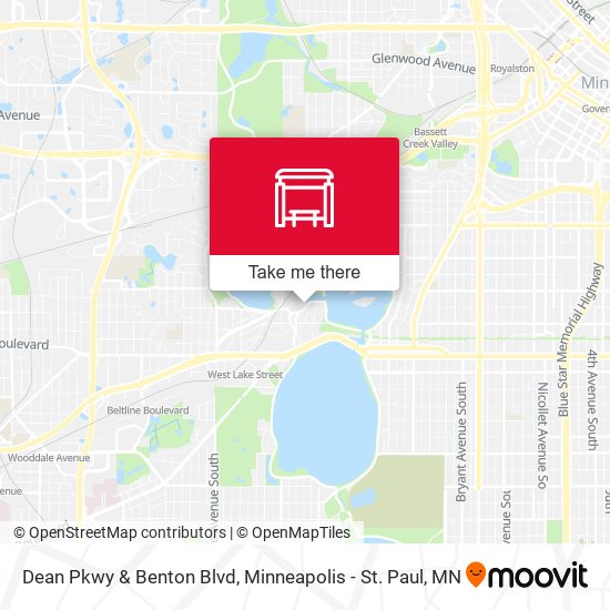 Mapa de Dean Pkwy & Benton Blvd