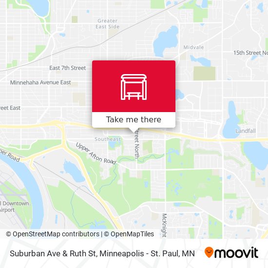 Suburban Ave & Ruth St map