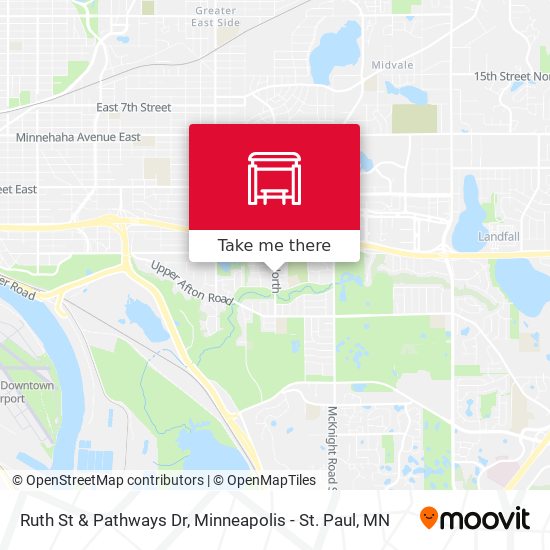 Ruth St & Pathways Dr map