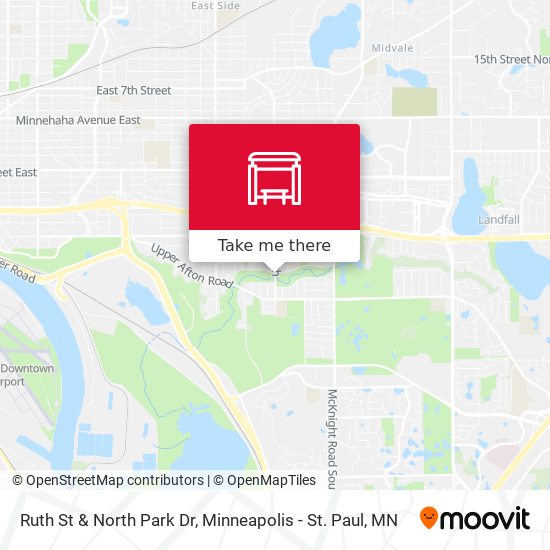 Ruth St & North Park Dr map