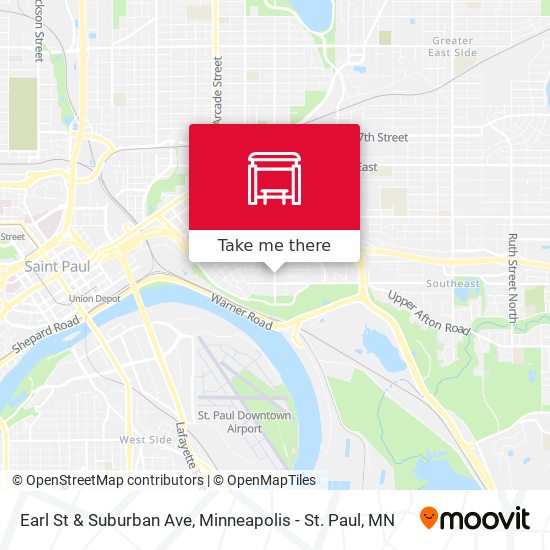 Earl St & Suburban Ave map