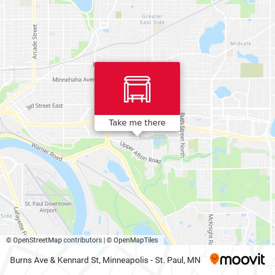 Mapa de Burns Ave & Kennard St