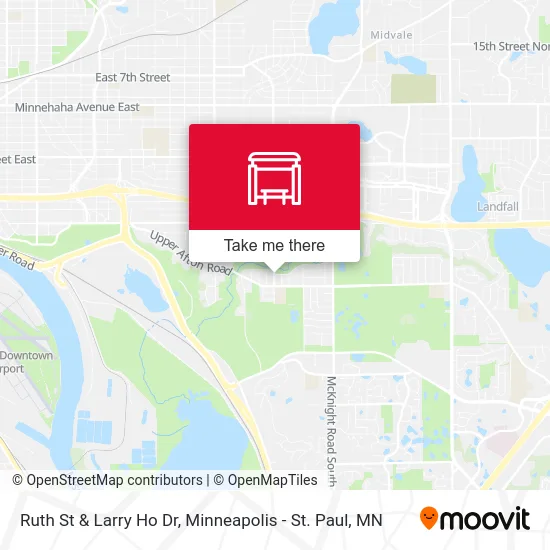 Ruth St & Larry Ho Dr map