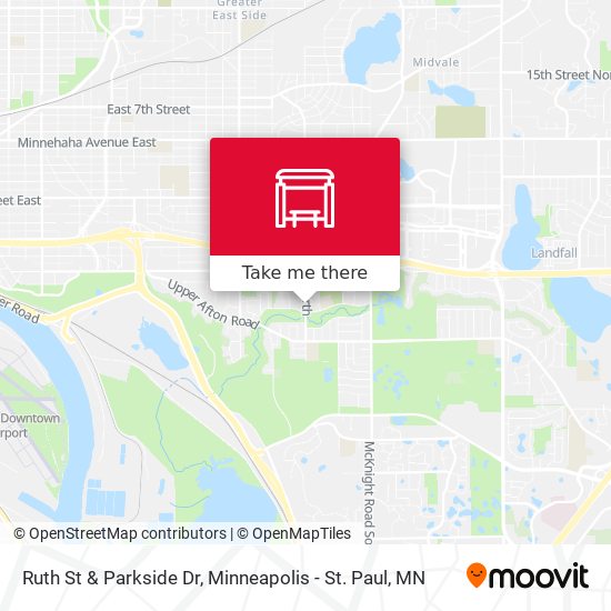 Ruth St & Parkside Dr map