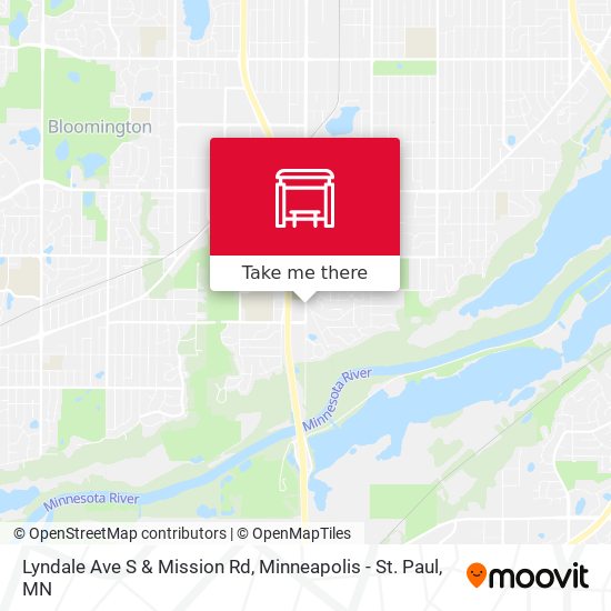 Lyndale Ave S & Mission Rd map