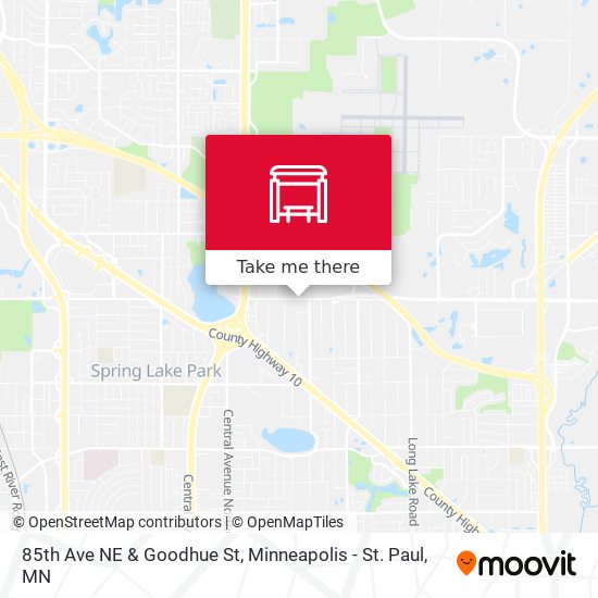 Mapa de 85th Ave NE & Goodhue St