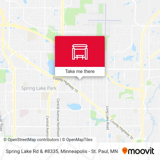 Spring Lake Rd & #8335 map