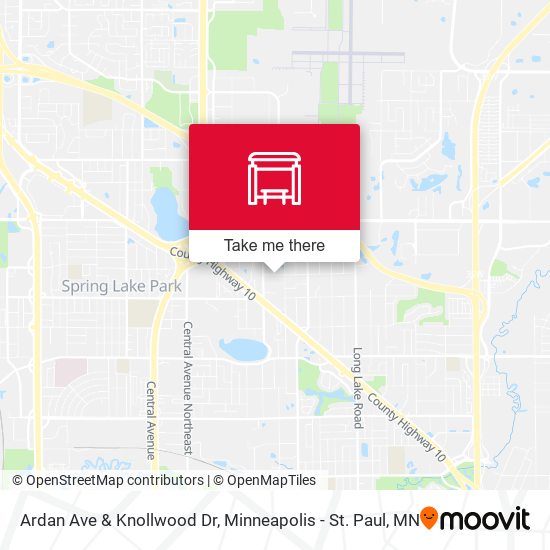 Mapa de Ardan Ave & Knollwood Dr