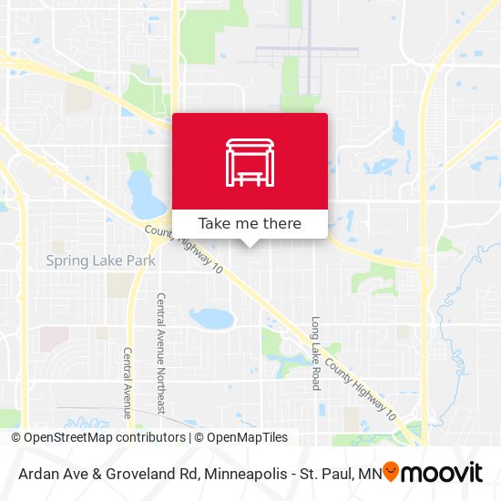 Mapa de Ardan Ave & Groveland Rd