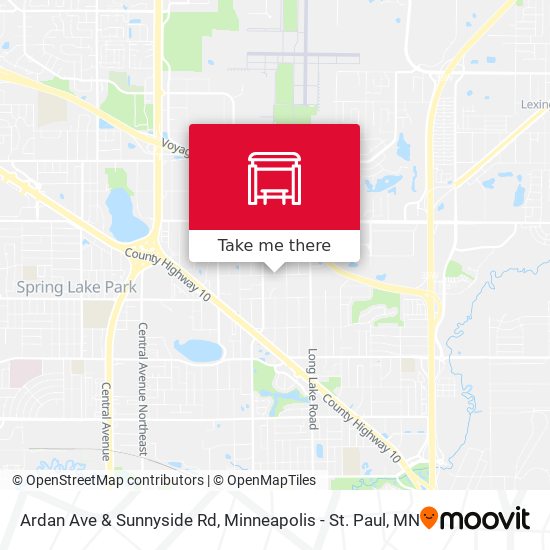 Mapa de Ardan Ave & Sunnyside Rd