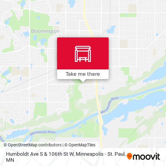 Mapa de Humboldt Ave S & 106th St W