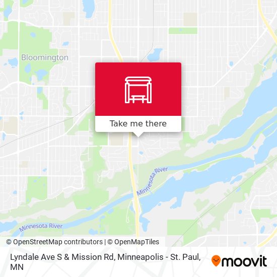 Mapa de Lyndale Ave S & Mission Rd