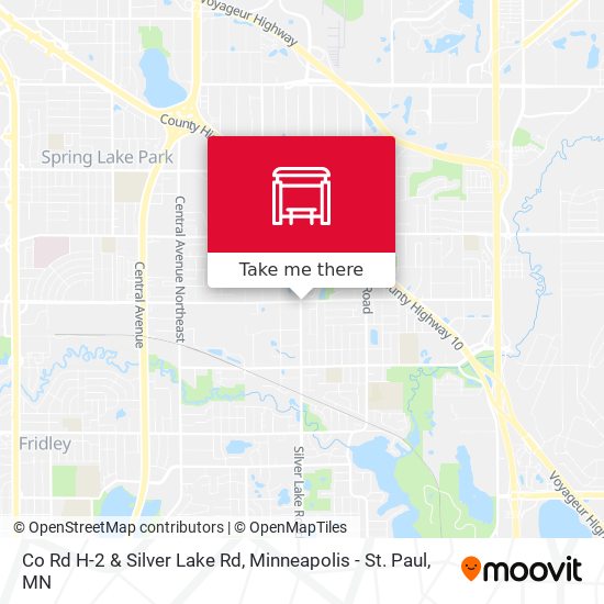 Mapa de Co Rd H-2 & Silver Lake Rd