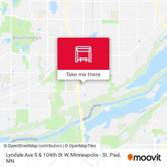 Mapa de Lyndale Ave S & 104th St W