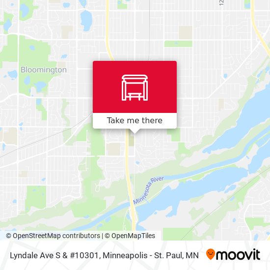 Lyndale Ave S & #10301 map