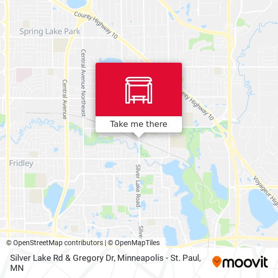 Silver Lake Rd & Gregory Dr map