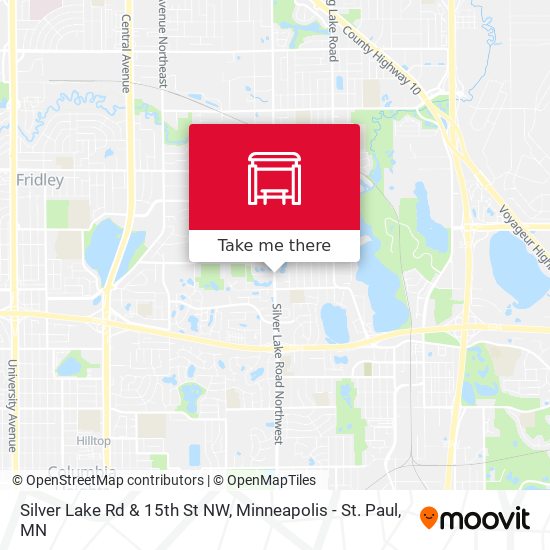 Mapa de Silver Lake Rd & 15th St NW
