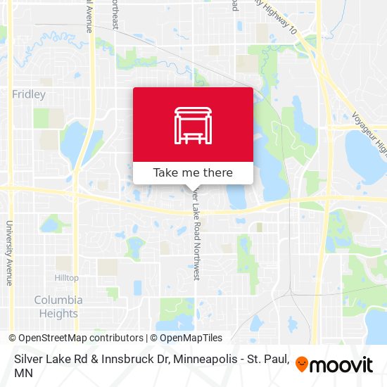 Silver Lake Rd & Innsbruck Dr map