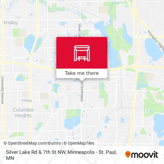 Mapa de Silver Lake Rd & 7th St NW