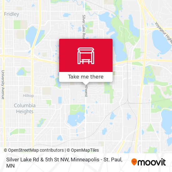 Mapa de Silver Lake Rd & 5th St NW