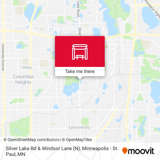 Silver Lake Rd & Windsor Lane (N) map