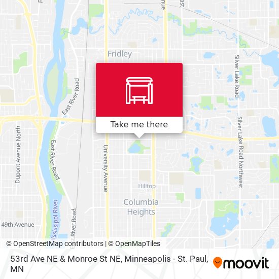 Mapa de 53rd Ave NE & Monroe St NE