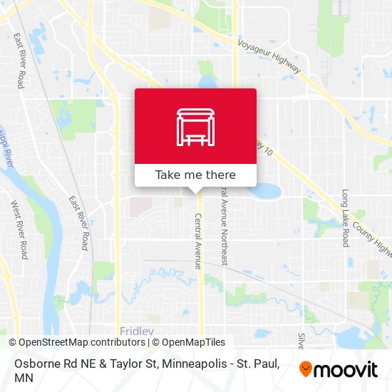 Mapa de Osborne Rd NE & Taylor St