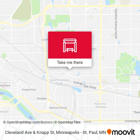 Cleveland Ave & Knapp St map