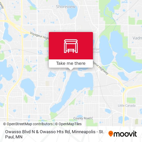 Mapa de Owasso Blvd N & Owasso Hts Rd