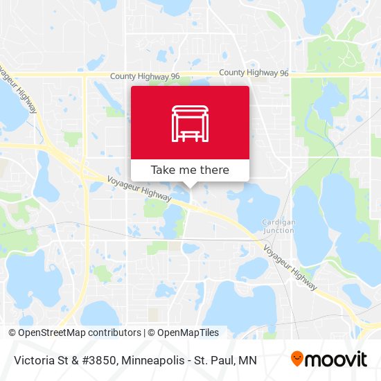 Victoria St & #3850 map