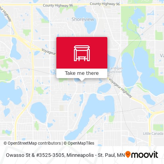 Owasso St & #3525-3505 map