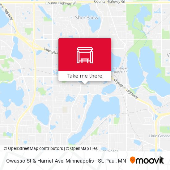 Mapa de Owasso St & Harriet Ave